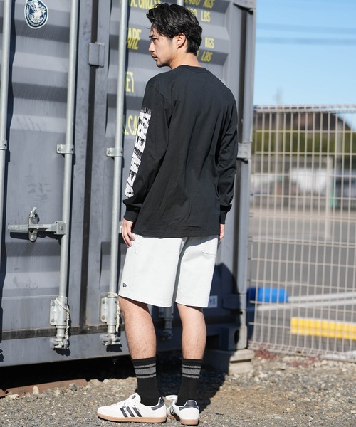 NEW ERA(ニューエラ)の「NEW ERA/ニューエラ ロンT メンズ パフォーマンス Tシャツ Flash Logo(Tシャツ/カットソー・メンズ・ブラック/ホワイト・XL/L/M/XXL)」の12枚目の写真