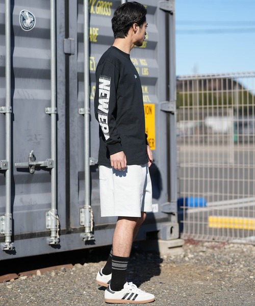 NEW ERA(ニューエラ)の「NEW ERA/ニューエラ ロンT メンズ パフォーマンス Tシャツ Flash Logo(Tシャツ/カットソー・メンズ・ブラック/ホワイト・XL/L/M/XXL)」の14枚目の写真