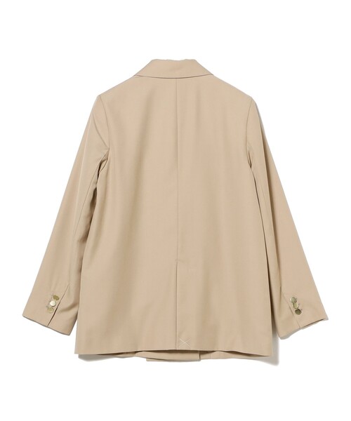 Ray BEAMS（レイビームス）の「4ボタン ダブル ブレザー（テーラードジャケット・レディース・ベージュ/ネイビー・0/1）」の5枚目の写真