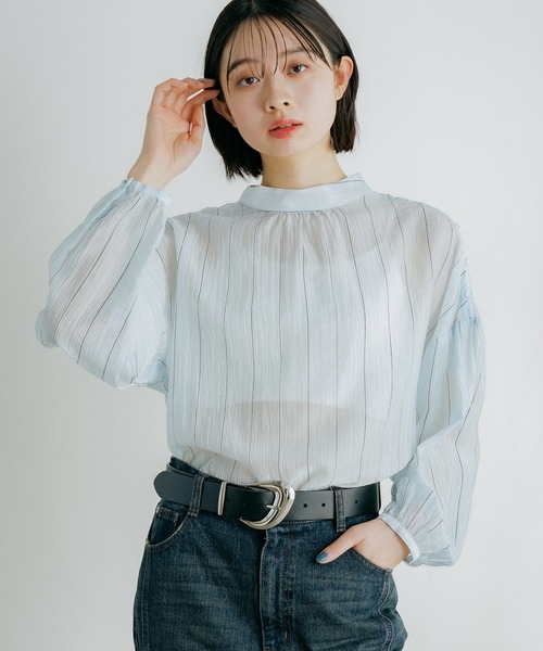 PAGEBOY（ページボーイ）の「2WAYショルダーブラウス（シャツ/ブラウス・レディース・ホワイト系その他/ブルー系その他/ブラック/オフホワイト・FREE）」の15枚目の写真