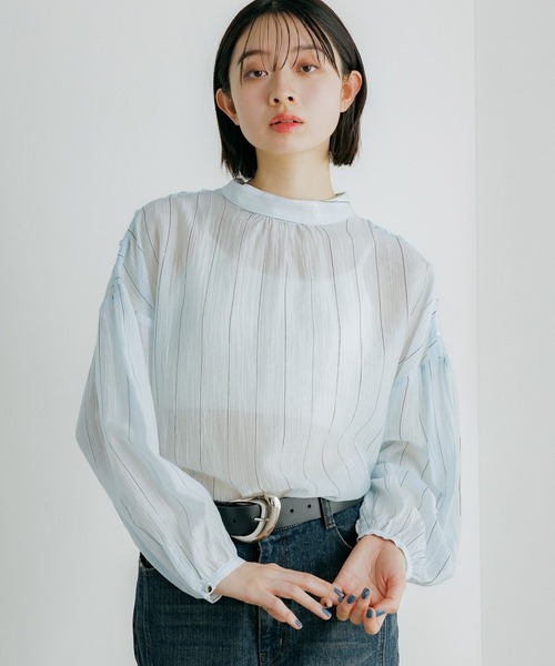 PAGEBOY（ページボーイ）の「2WAYショルダーブラウス（シャツ/ブラウス・レディース・ホワイト系その他/ブルー系その他/ブラック/オフホワイト・FREE）」の16枚目の写真