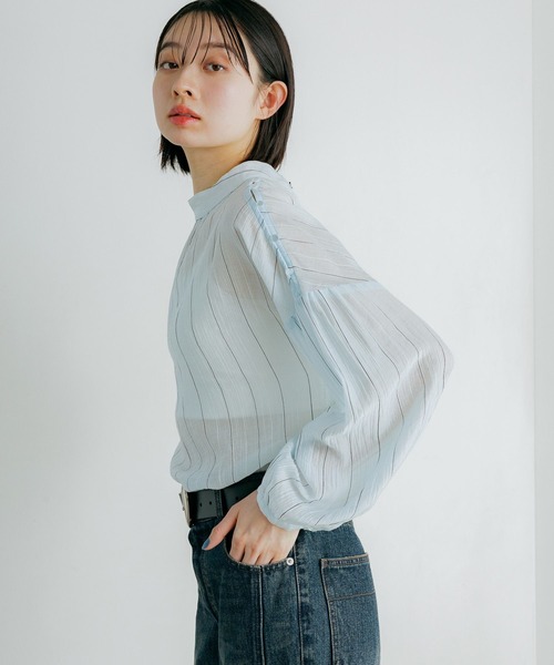 PAGEBOY（ページボーイ）の「2WAYショルダーブラウス（シャツ/ブラウス・レディース・ホワイト系その他/ブルー系その他/ブラック/オフホワイト・FREE）」の17枚目の写真