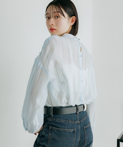 PAGEBOY（ページボーイ）の「2WAYショルダーブラウス（シャツ/ブラウス・レディース・ホワイト系その他/ブルー系その他/ブラック/オフホワイト・FREE）」の18枚目の写真