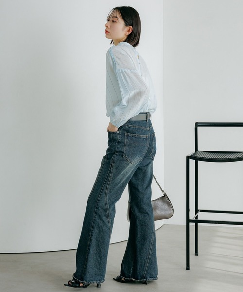 PAGEBOY（ページボーイ）の「2WAYショルダーブラウス（シャツ/ブラウス・レディース・ホワイト系その他/ブルー系その他/ブラック/オフホワイト・FREE）」の14枚目の写真