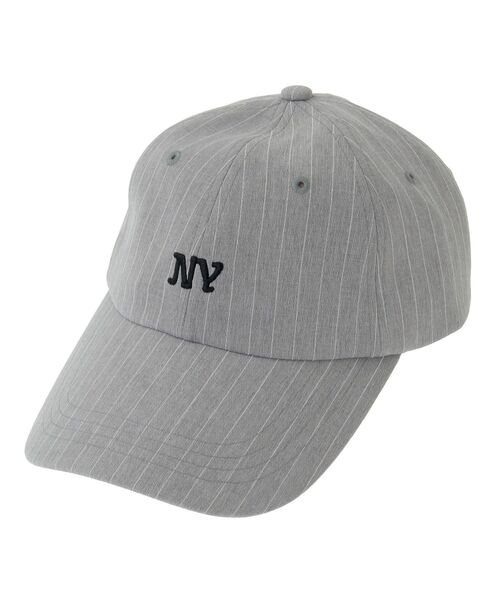 AMERICAN HOLIC（アメリカンホリック）の「NYストライプキャップ（キャップ・レディース・ネイビー/グレー・FREE）」の6枚目の写真