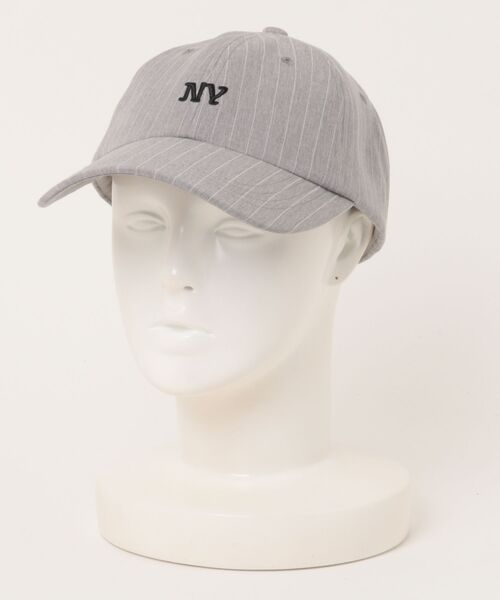 AMERICAN HOLIC（アメリカンホリック）の「NYストライプキャップ（キャップ・レディース・ネイビー/グレー・FREE）」の4枚目の写真