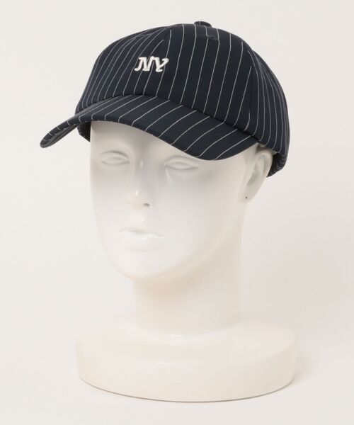 AMERICAN HOLIC（アメリカンホリック）の「NYストライプキャップ（キャップ・レディース・ネイビー/グレー・FREE）」の3枚目の写真