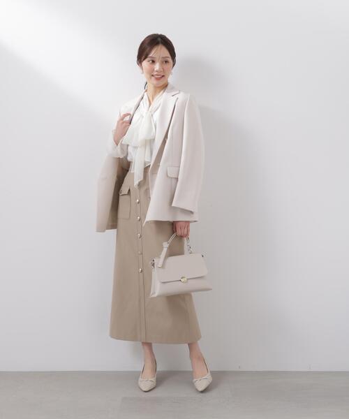 PROPORTION BODY DRESSING（プロポーションボディドレッシング）の「ビックリボンブラウス / 1216110203（シャツ/ブラウス・レディース・ホワイト系その他/ブルー/オフホワイト・MEDIUM/SMALL）」の11枚目の写真