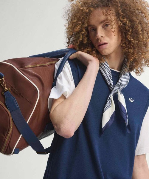 adidas（アディダス）の「オリジナルス カシミヤ ベスト【adidas Golf/アディダスゴルフ】（ベスト・メンズ・ブルー/ホワイト・X-LARGE/LARGE/3XL/XX-LARGE/MEDIUM/SMALL）」の14枚目の写真