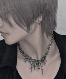 NOVESSEL（ノベセル）の「『NOVESSEL/ノベセル』多重クロスネックレス【Y】【CN】（ネックレス）」
