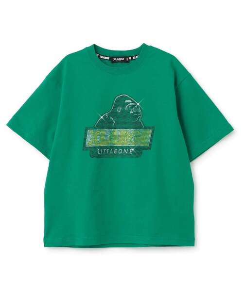 XLARGE KIDS（エクストララージキッズ）の「ラインストーンOG 半袖Tシャツ（Tシャツ/カットソー・キッズ・ブラック/グリーン/ホワイト・140cm/130cm/100cm/90cm/110cm/120cm）」の3枚目の写真