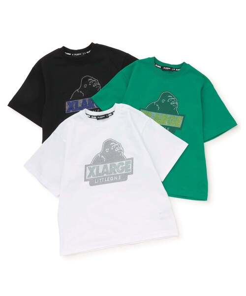 XLARGE KIDS（エクストララージキッズ）の「ラインストーンOG 半袖Tシャツ（Tシャツ/カットソー・キッズ・ブラック/グリーン/ホワイト・140cm/130cm/100cm/90cm/110cm/120cm）」の9枚目の写真