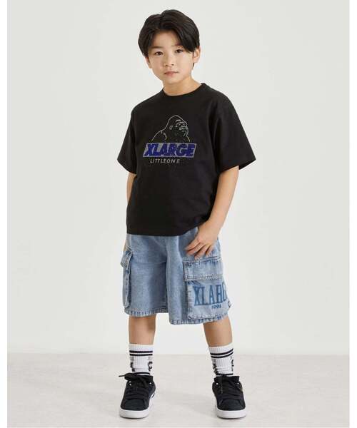 XLARGE KIDS（エクストララージキッズ）の「ラインストーンOG 半袖Tシャツ（Tシャツ/カットソー・キッズ・ブラック/グリーン/ホワイト・140cm/130cm/100cm/90cm/110cm/120cm）」の15枚目の写真