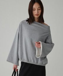 BABYLONE | ヘムドロスト裏毛プルオーバー(スウェット)