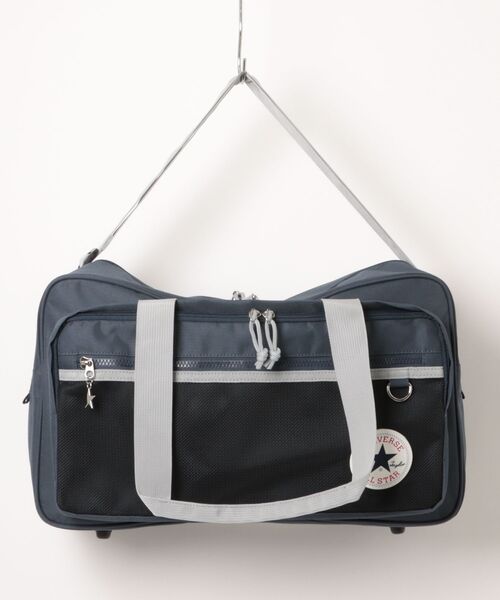 CONVERSE(コンバース)の「【CONVERSE】CV RETRO SCHOOL 2WAY BAG / コンバース アンクルパッチロゴ 2WAY スクールバッグ(ショルダーバッグ・メンズ・グリーン/レッド/ピンク/ネイビー/パープル/ブラック・FREE)」の3枚目の写真