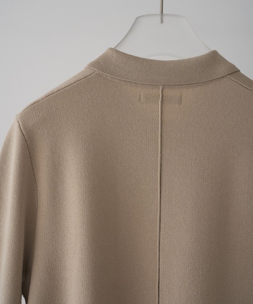 anuke(アンヌーク)の「Knit Polo Onepiece(ワンピース・レディース・チャコールグレー/ベージュ・36inch/38inch)」の11枚目の写真