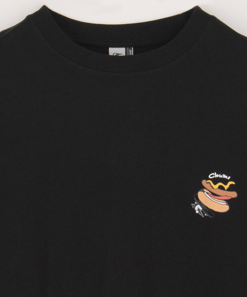 FREAK'S STORE(フリークスストア)の「限定展開 CHUMS/チャムス HWYCホットドッグロングスリーブTシャツ(Tシャツ/カットソー・メンズ・ネイビー/ホワイト/ブラック・SMALL/MEDIUM/LARGE/X-LARGE)」の6枚目の写真