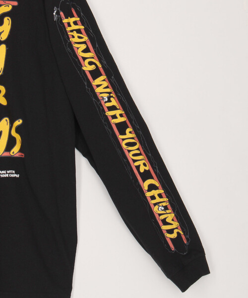 FREAK'S STORE(フリークスストア)の「限定展開 CHUMS/チャムス HWYCホットドッグロングスリーブTシャツ(Tシャツ/カットソー・メンズ・ネイビー/ホワイト/ブラック・SMALL/MEDIUM/LARGE/X-LARGE)」の8枚目の写真