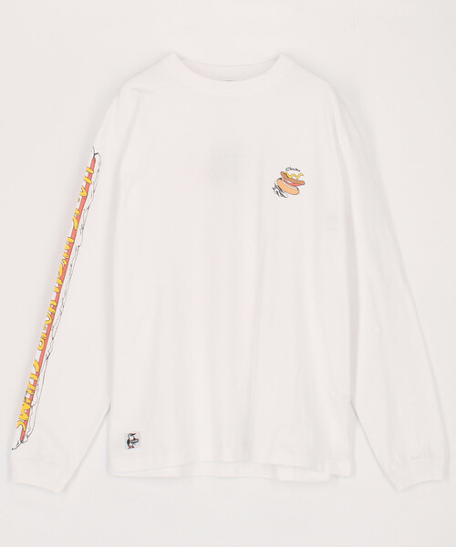 FREAK'S STORE(フリークスストア)の「限定展開 CHUMS/チャムス HWYCホットドッグロングスリーブTシャツ(Tシャツ/カットソー・メンズ・ネイビー/ホワイト/ブラック・SMALL/MEDIUM/LARGE/X-LARGE)」の12枚目の写真