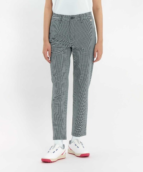 le coq sportif GOLF(ルコックスポルティフゴルフ)の「チェック柄9分丈パンツ(その他パンツ・レディース・ネイビー/グレー/ブルー・M/L/S/XL/3L)」の1枚目の写真