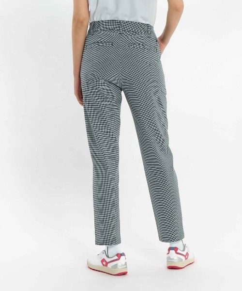 le coq sportif GOLF(ルコックスポルティフゴルフ)の「チェック柄9分丈パンツ(その他パンツ・レディース・ネイビー/グレー/ブルー・M/L/S/XL/3L)」の4枚目の写真