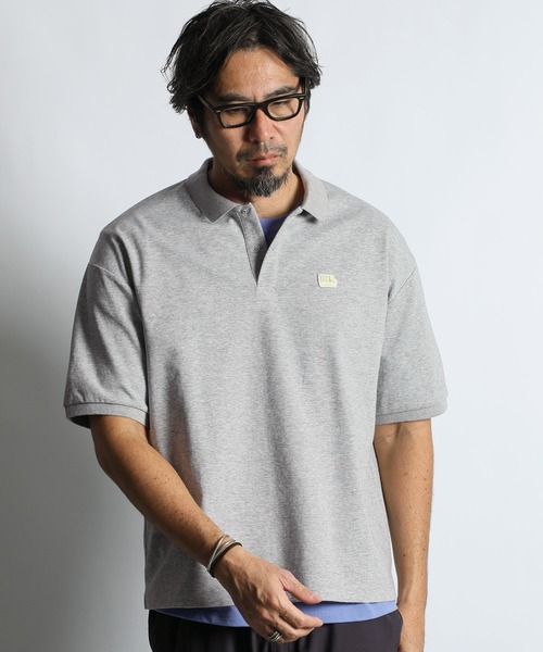 The DUFFER of ST.GEORGE(ザダファーオブセントジョージ)の「〔BLACK LABEL〕SORONA PONTE RIB POLO SHIRT:ソロナブレンド ポンチ リブ ポロシャツ(ポロシャツ・メンズ・グレー/ホワイト/ブラック・X-LARGE/LARGE/MEDIUM)」の11枚目の写真