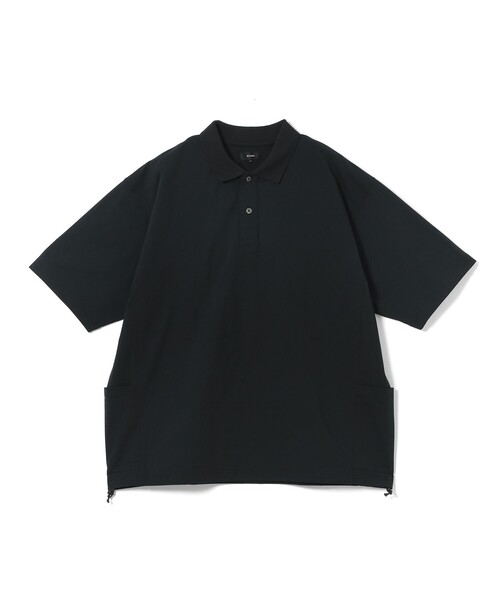 BEAMS（ビームス）の「サイド ポケット ポロシャツ（ポロシャツ・メンズ・チャコールグレー/ブラック/ベージュ・S/M/L/XL）」の2枚目の写真