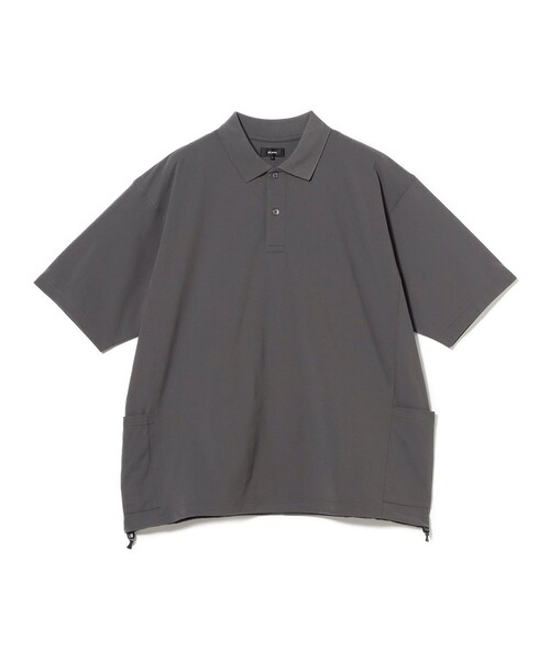 BEAMS(ビームス)の「サイド ポケット ポロシャツ(ポロシャツ・メンズ・チャコールグレー/ブラック/ベージュ・S/M/L/XL)」の18枚目の写真