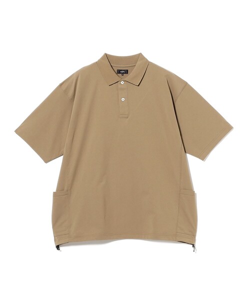 BEAMS(ビームス)の「サイド ポケット ポロシャツ(ポロシャツ・メンズ・チャコールグレー/ブラック/ベージュ・S/M/L/XL)」の5枚目の写真