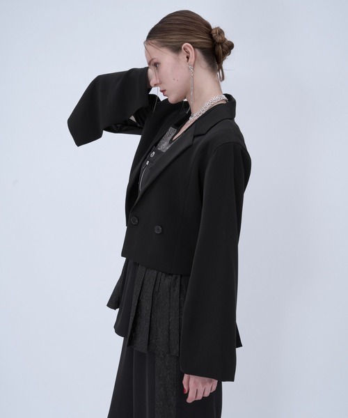 トロミソデアキショートジャケット(HARE)（テーラードジャケット