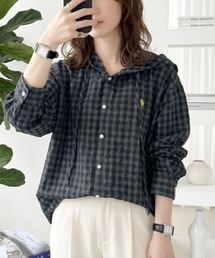 【Ada.別注 U.S. POLO ASSN】ヴィンテージライク チェック シャツ パーカー