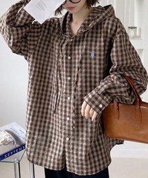 【Ada.別注 U.S. POLO ASSN】ヴィンテージライク チェック シャツ パーカー