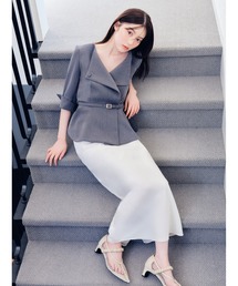 FRAY I.D（フレイアイディー）の「【WEB限定】2wayジャケット＆ナロースカートセット（ワンピース）」