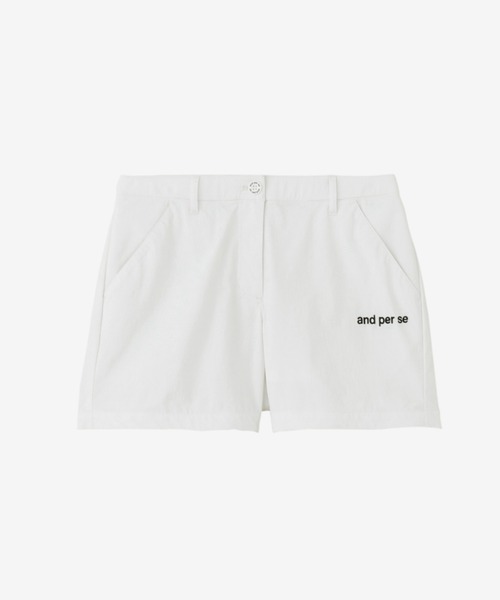 and per se(アンパスィ)の「クールラスティング ショートパンツ(レディース)(その他パンツ・レディース・ホワイト/ネイビー/グレー・M/L/S)」の1枚目の写真