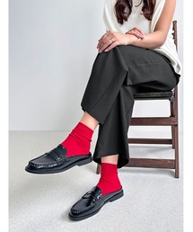 Edit Sheen（エディットシーン）の「無地リブショートソックス（ソックス/靴下）」