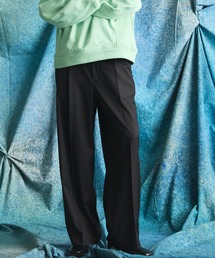 MAISON SPECIAL | 《UNISEX》【Loro Piana Fabric】Prime-Wide One-tuck Trousers/【ロロ・ピアーナ ファブリック】プライムワイドワンタックスラックス【MAISON SPECIAL/メゾンスペシャル】■セットアップ対応■(スラックス)