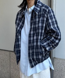 BAYFLOW | [WEB限定]チェックＺＩＰブルゾン(ブルゾン)