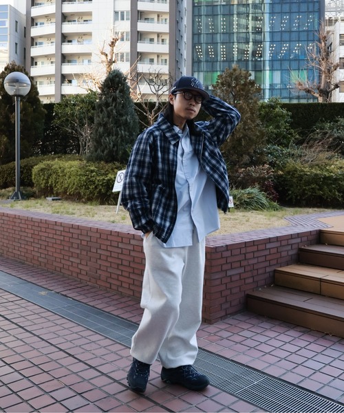 BAYFLOW（ベイフロー）の「[WEB限定]チェックＺＩＰブルゾン（ブルゾン・メンズ・ブラック/ネイビー・MEDIUM/LARGE）」の11枚目の写真