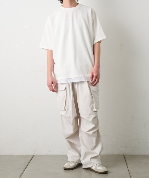 COLONY 2139（コロニートゥーワンスリーナイン）の「ストレッチツイルカーゴパンツ（カーゴパンツ・メンズ・ブラック/ホワイト/ブラウン・LARGE/MEDIUM）」の8枚目の写真