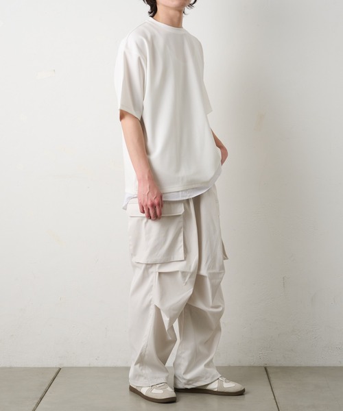 COLONY 2139（コロニートゥーワンスリーナイン）の「ストレッチツイルカーゴパンツ（カーゴパンツ・メンズ・ブラック/ホワイト/ブラウン・LARGE/MEDIUM）」の11枚目の写真