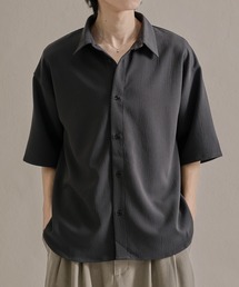 epnok（エプノック）の「ファンクショナルベーシックルーズレギュラーカラー半袖シャツ（シャツ/ブラウス）」