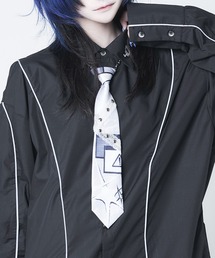 Re:CRYPT（リクリプト）の「レーススタッズグラフィックチェーンタイ / プリント ネックレス（ネックレス）」