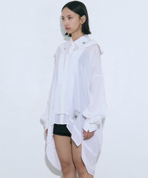 MIHARA YASUHIRO/ミハラヤスヒロ】DOUBLE LAYERED SHIRTS/ダブル