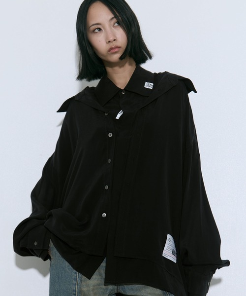 MIHARA YASUHIRO/ミハラヤスヒロ】DOUBLE LAYERED SHIRTS/ダブル