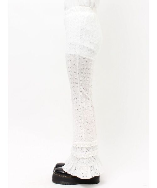 jouetie(ジュエティ)の「レースフリルフィットフレアパンツ(その他パンツ・レディース・ブルー/オフホワイト/ブラック・MEDIUM)」の19枚目の写真