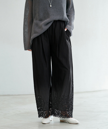 IENA | カットワークレースパンツ(その他パンツ)