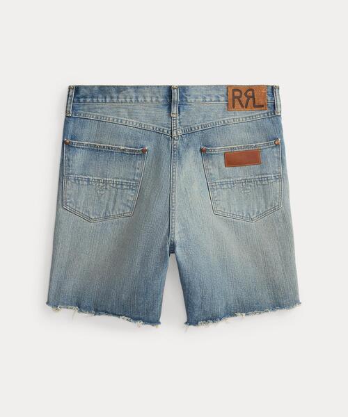RRL（ダブル アール エル）の「ストレート フィット Byran デニム ショートパンツ（デニムパンツ・メンズ・ブルー・40/38/36/34/32/30/28）」の8枚目の写真