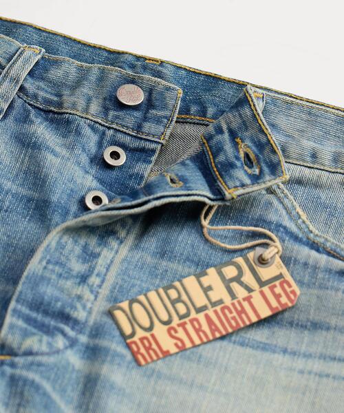RRL（ダブル アール エル）の「ストレート フィット Byran デニム ショートパンツ（デニムパンツ・メンズ・ブルー・40/38/36/34/32/30/28）」の7枚目の写真
