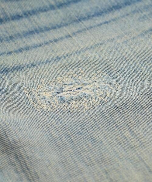 RRL（ダブル アール エル）の「ストレート フィット Byran デニム ショートパンツ（デニムパンツ・メンズ・ブルー・40/38/36/34/32/30/28）」の6枚目の写真