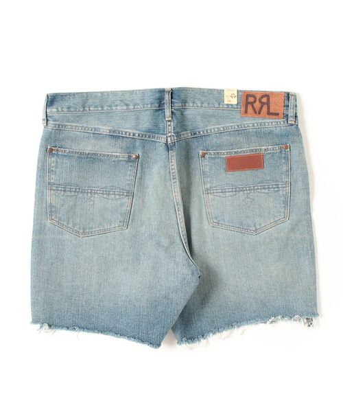 RRL（ダブル アール エル）の「ストレート フィット Byran デニム ショートパンツ（デニムパンツ・メンズ・ブルー・40/38/36/34/32/30/28）」の2枚目の写真